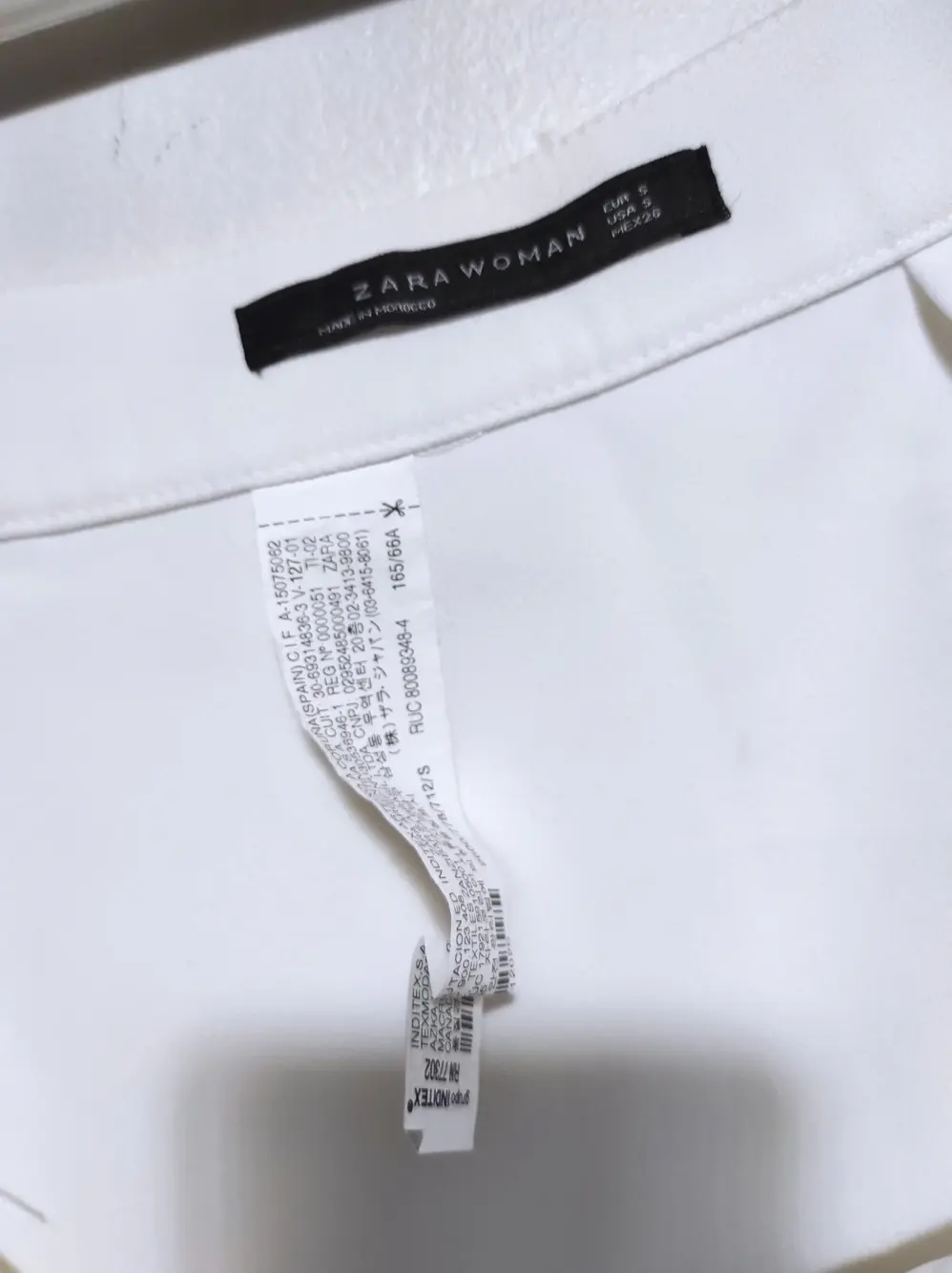 Falda acampada con cremallera Zara woman talla S, foto 4