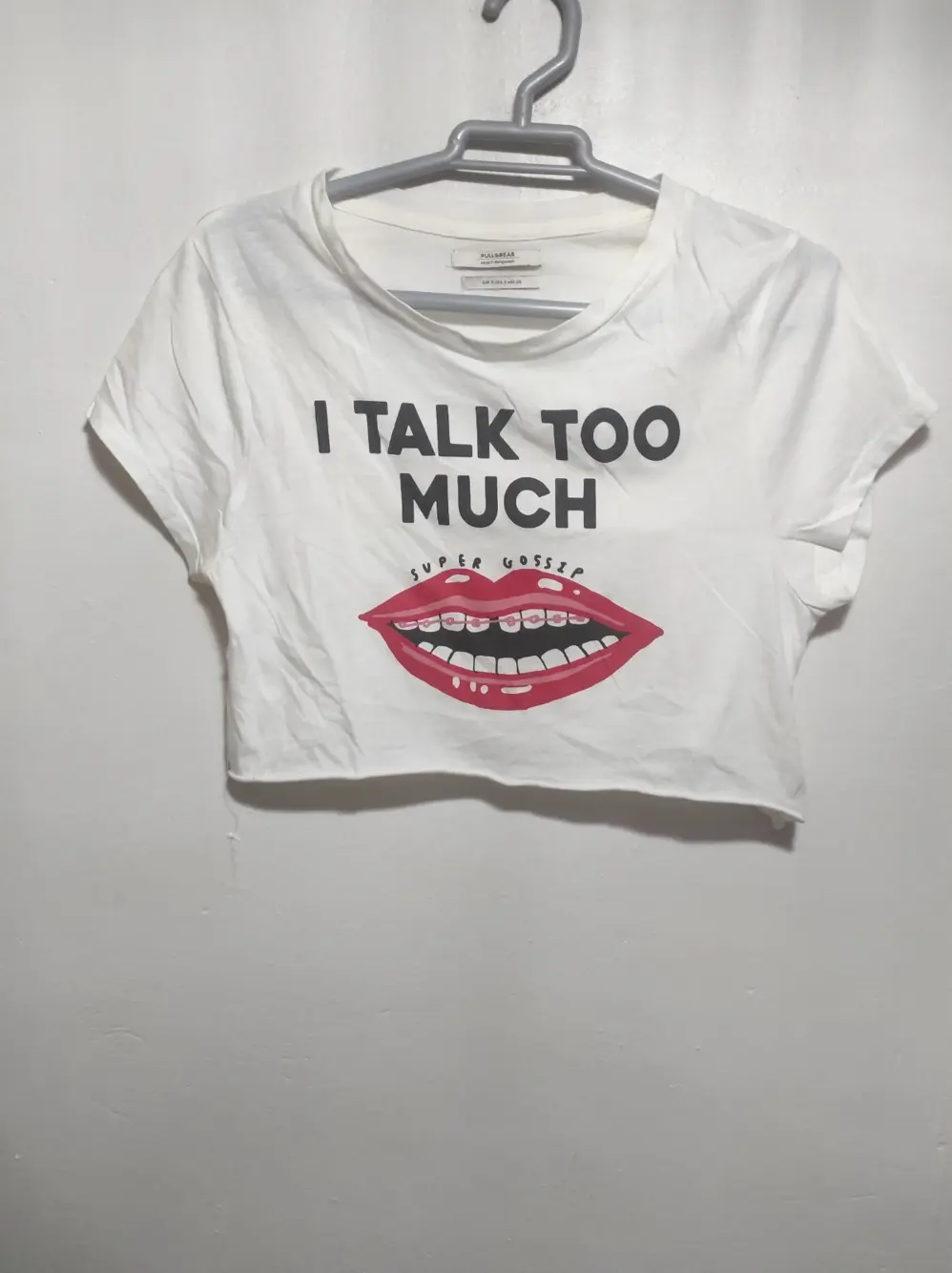 Camiseta top manga corta Pull & Bear talla S