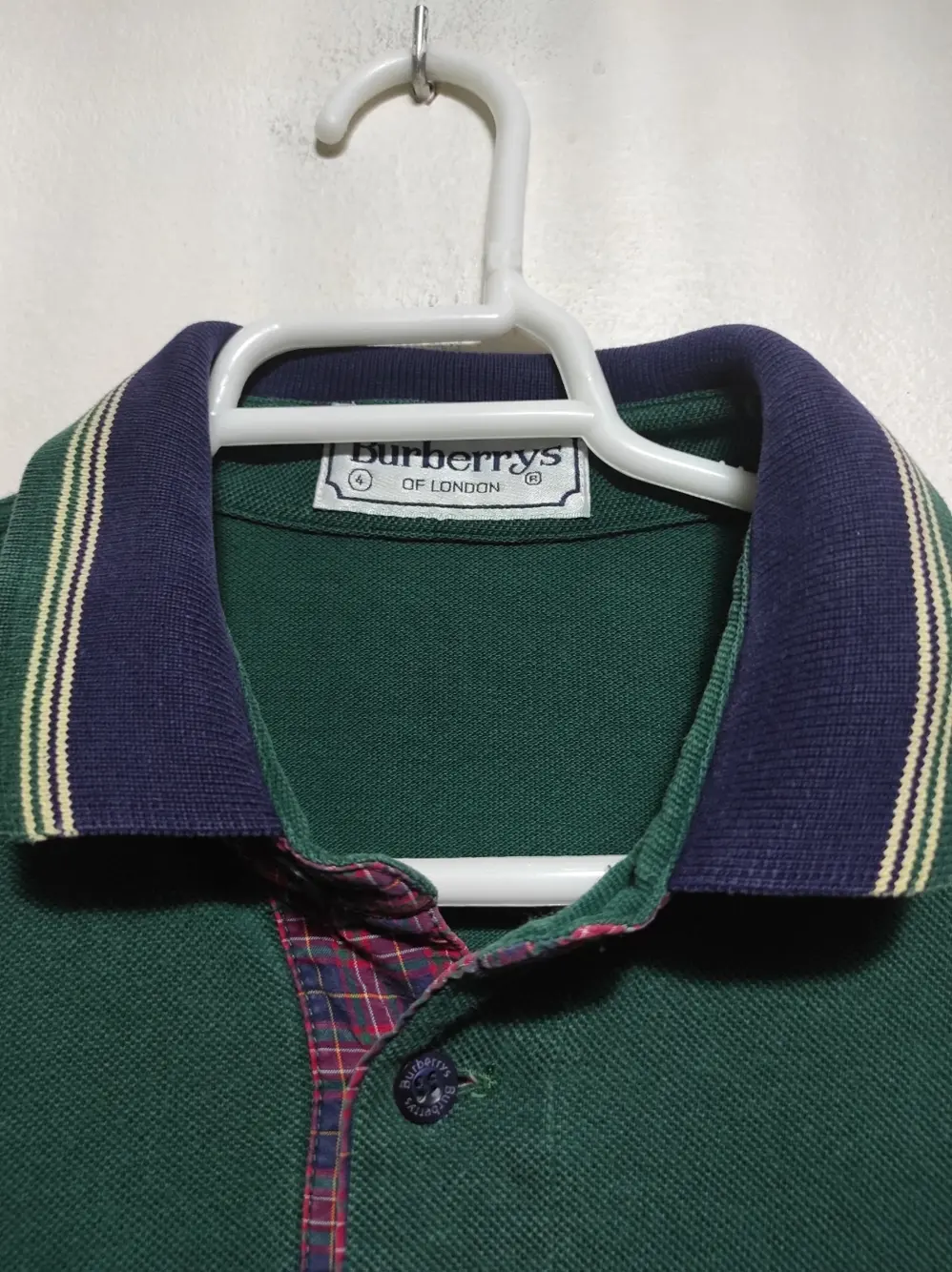 Polo manga corta Burberrys talla 4 equivale a una M, foto 3