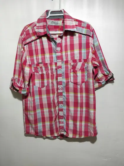 Camisa a cuadros manga corta Lasogue extreme talla M