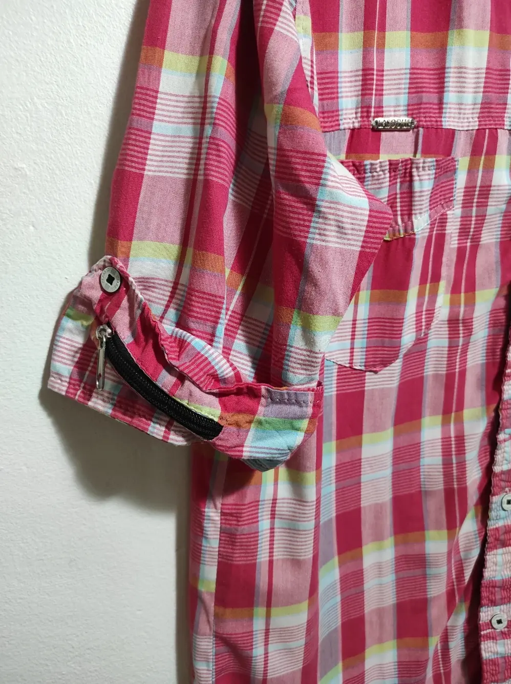 Camisa a cuadros manga corta Lasogue extreme talla M, foto 2