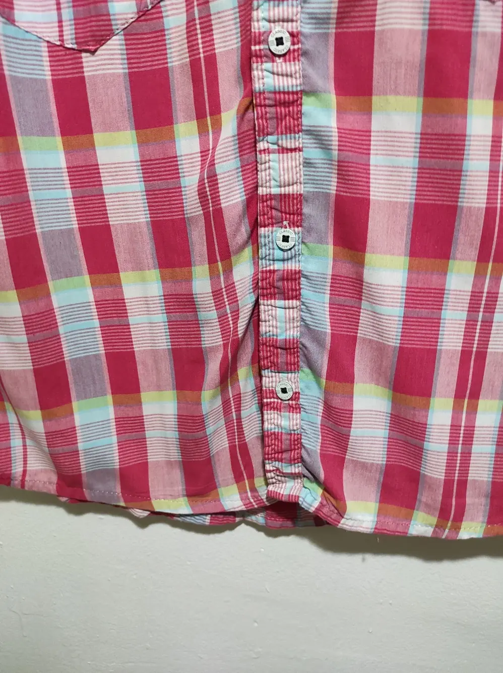 Camisa a cuadros manga corta Lasogue extreme talla M, foto 3