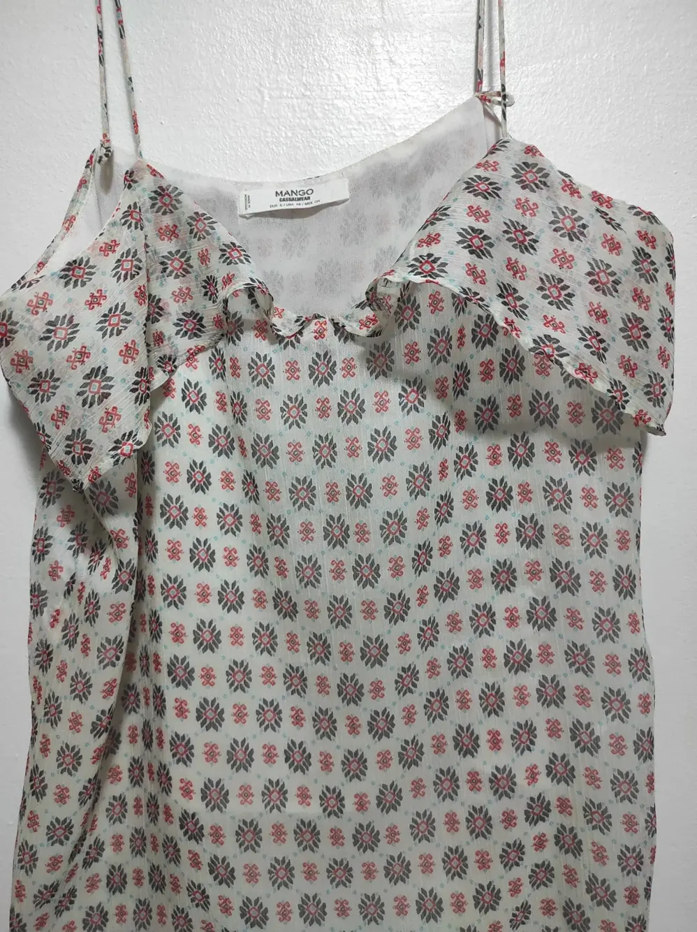 Camiseta blusa sin mangas Mango Casualwear talla S, foto 3