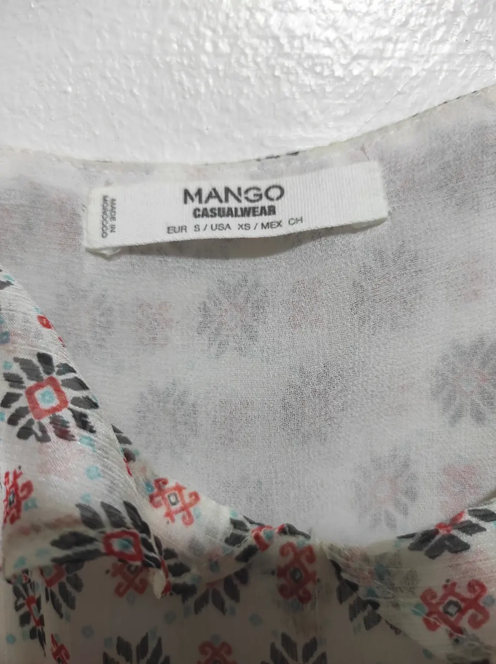 Camiseta blusa sin mangas Mango Casualwear talla S, foto 4