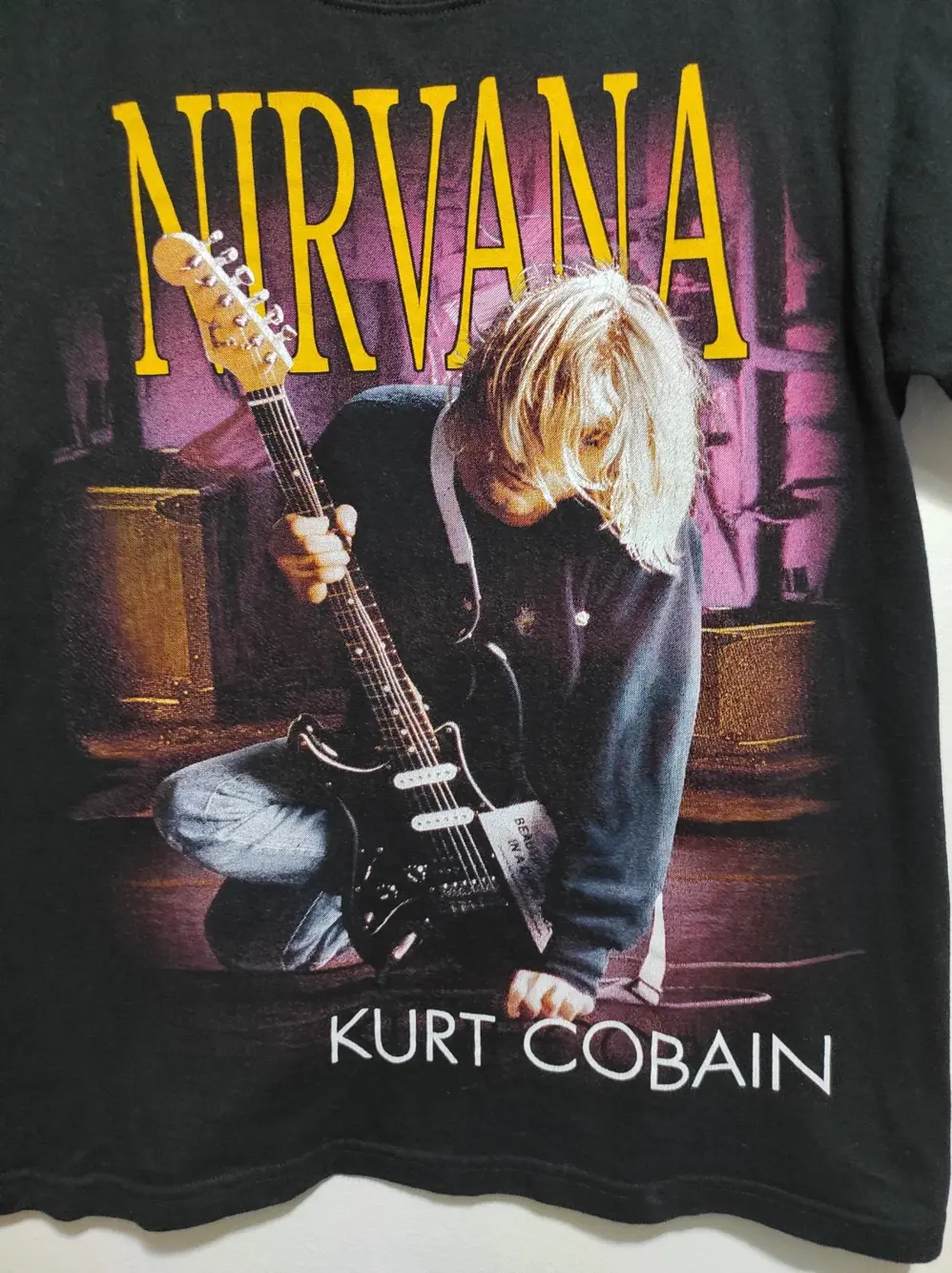 Camiseta vintage Nirvana Kurt Cobain "Hot rock" talla S, foto 2