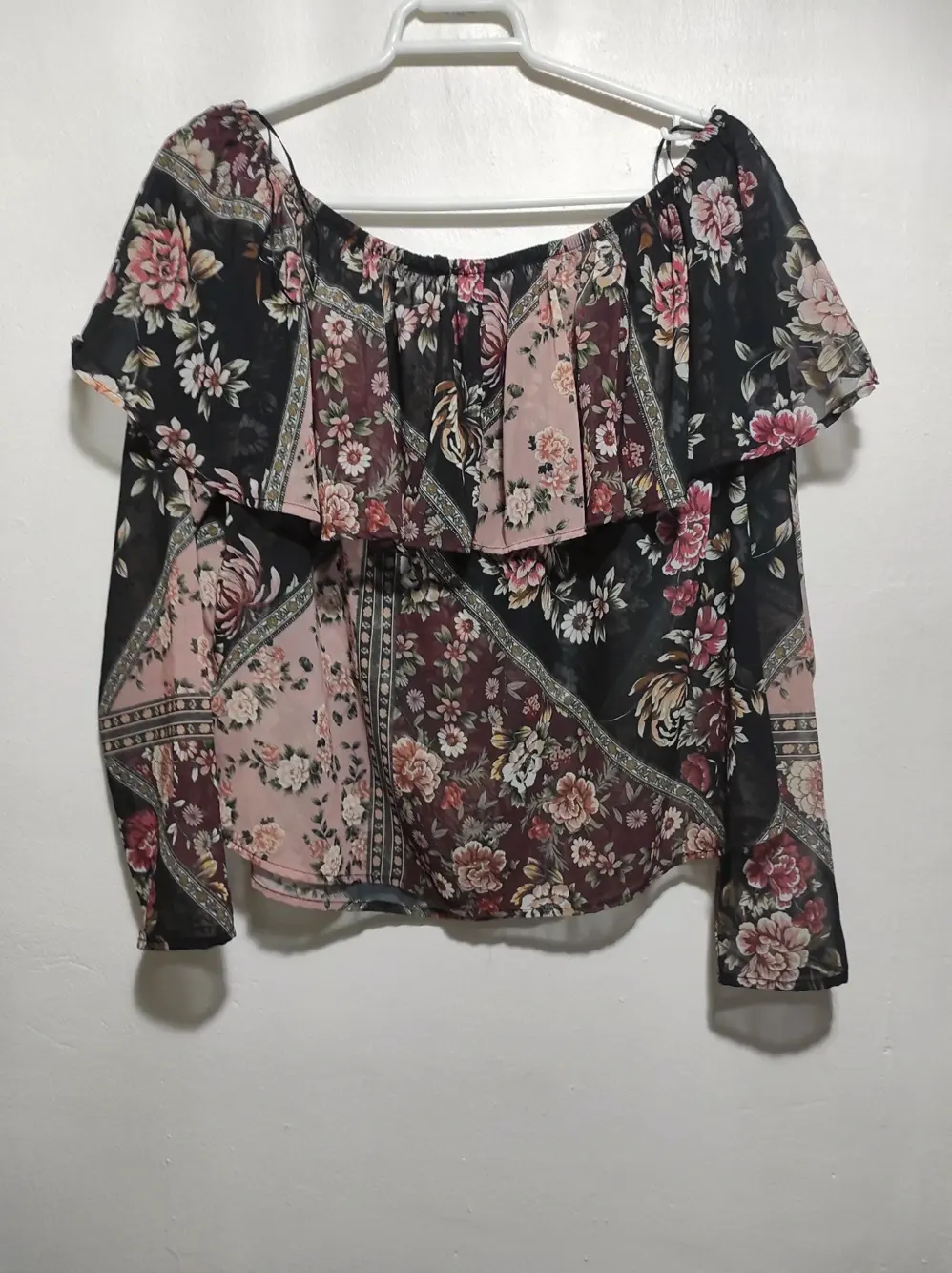 Blusa floral stradivarius talla M, foto 3