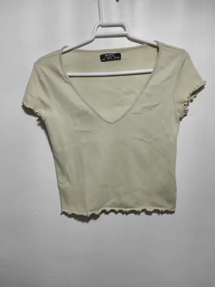 Camiseta manga corta Bershka talla S