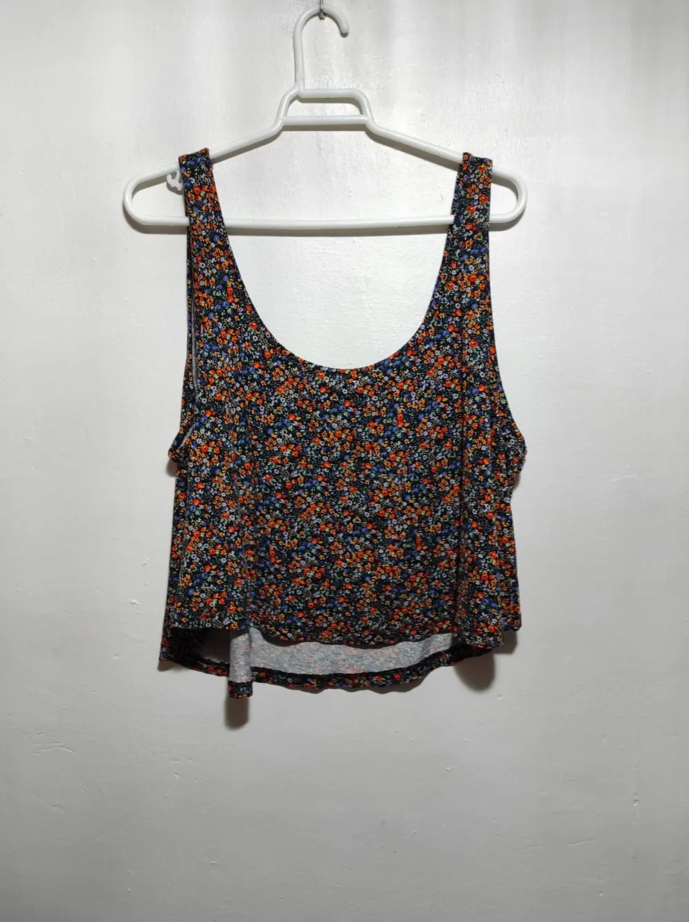Camiseta blusa floral sin mangas Primark talla L, foto 4