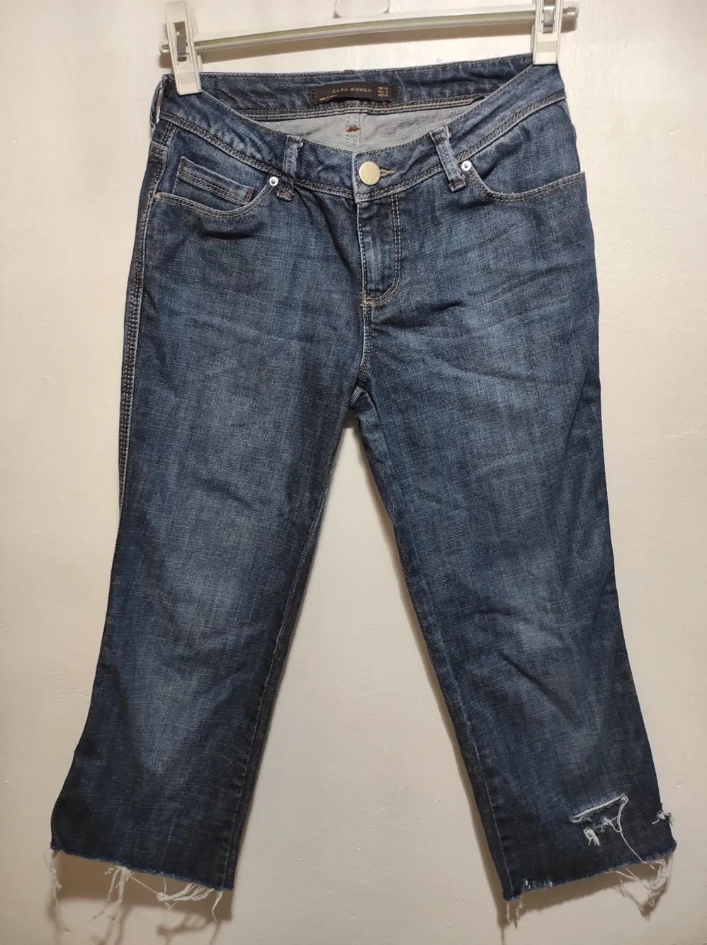 Pantalon corto capri Zara woman talla M pero es mas una S ver medidas