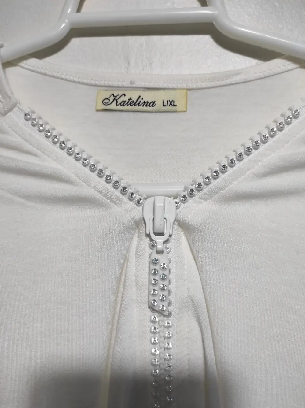 Camiseta manga corta con cremallera Katelina talla L/XL, foto 3