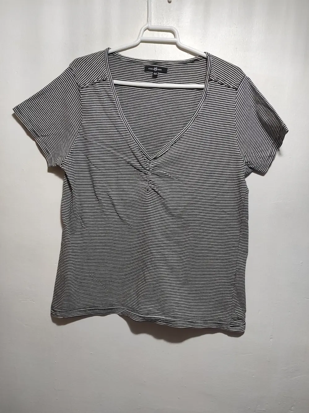 Camiseta a rayas manga corta visto bueno talla SG ver medidas