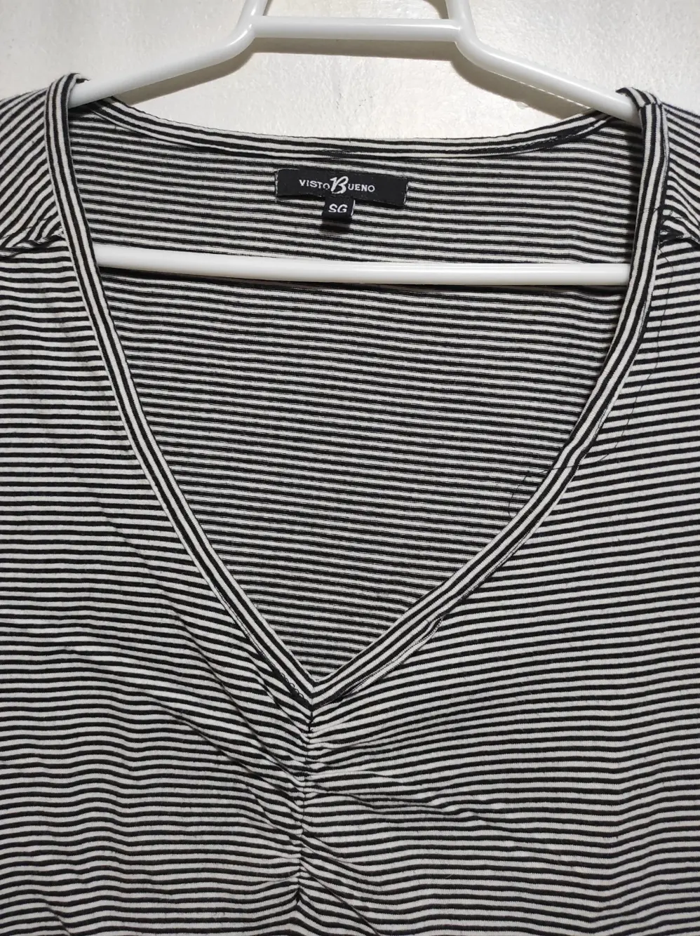 Camiseta a rayas manga corta visto bueno talla SG ver medidas, foto 2