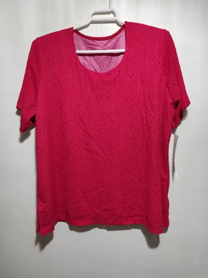 Camiseta blusa manga corta Tienda local confecciones Quiros talla SG sirve para XL ver medidas