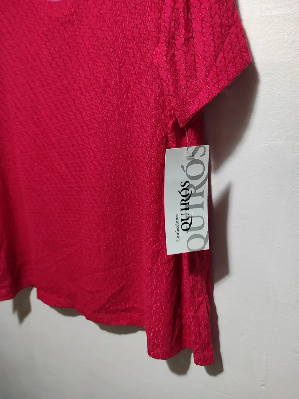 Camiseta blusa manga corta Tienda local confecciones Quiros talla SG sirve para XL ver medidas, foto 3