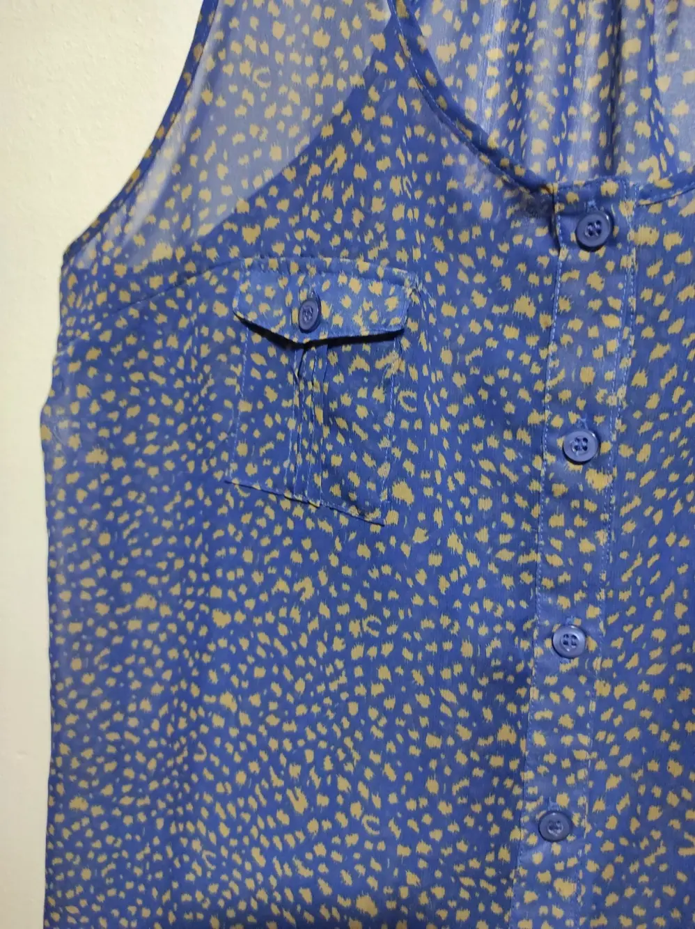Camiseta blusa sin mangas vintage talla L, foto 3