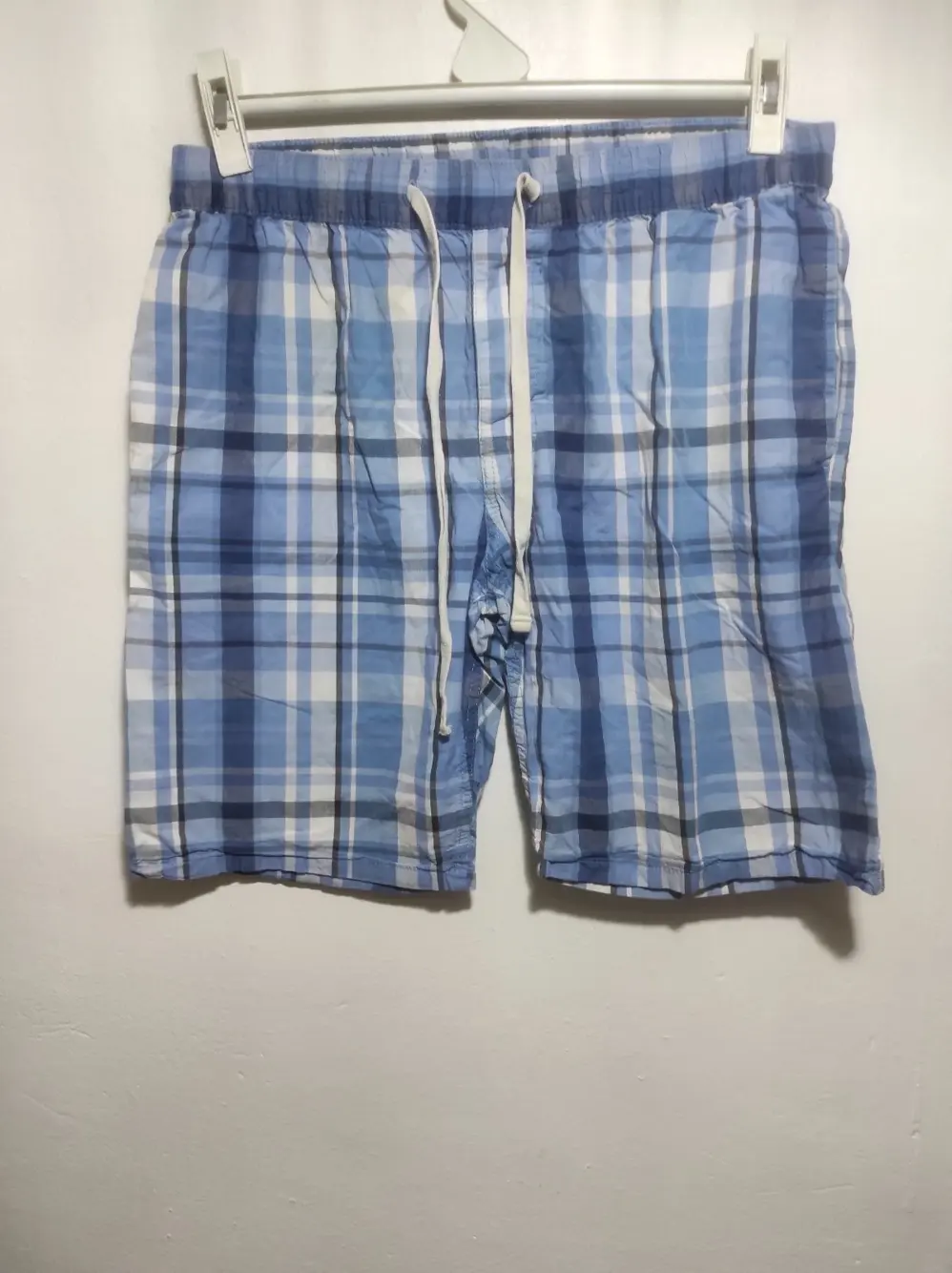 Pantalon corto a cuadros H&M talla S