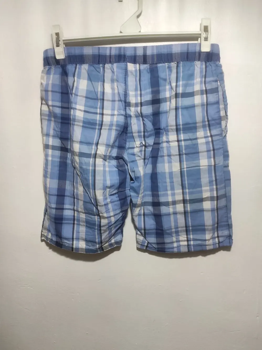 Pantalon corto a cuadros H&M talla S, foto 3