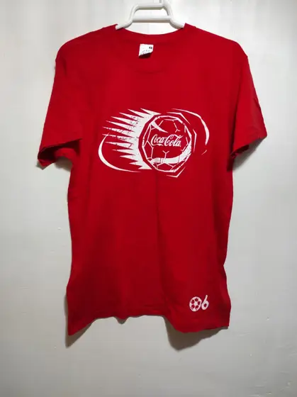 Camiseta vintage Coca-Cola mundial 2006 num 12 screen stars talla M