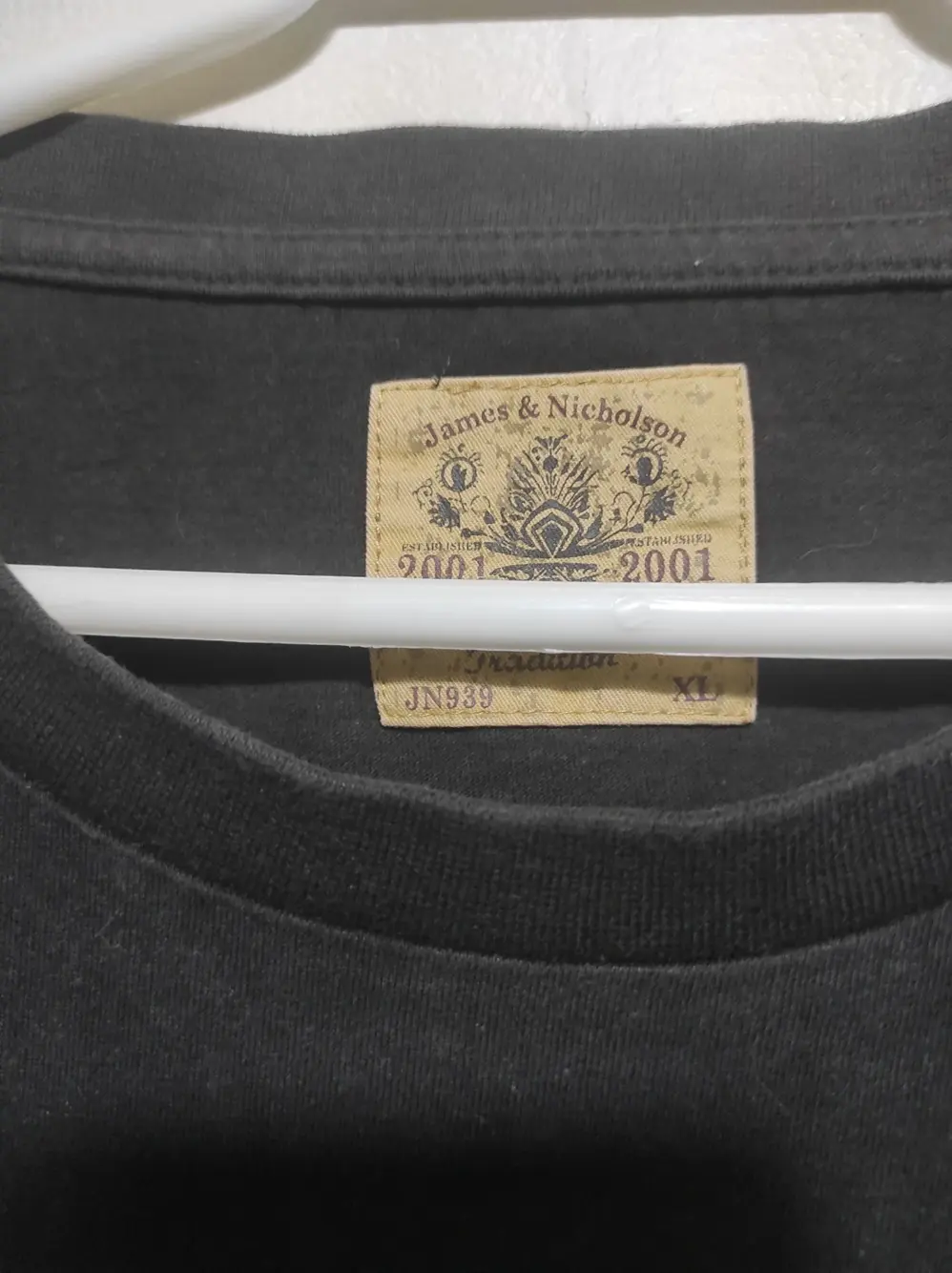 Camiseta manga corta James & Nicholson talla XL, foto 3