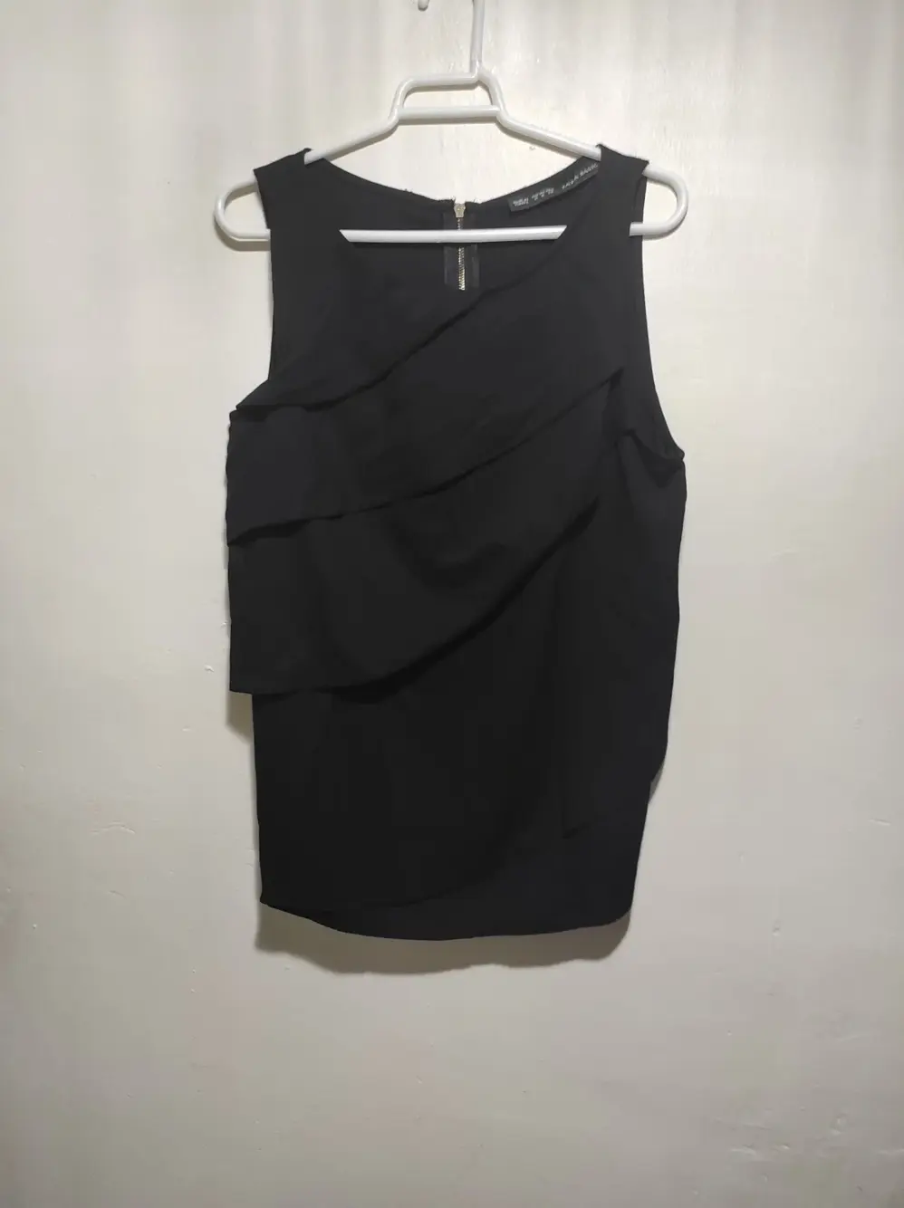 Camiseta blusa sin mangas Zara basic talla M