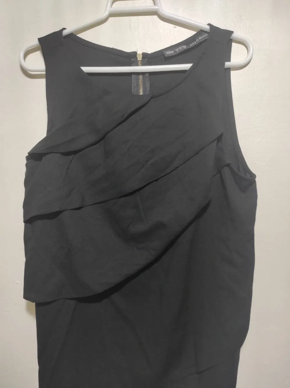Camiseta blusa sin mangas Zara basic talla M, foto 2