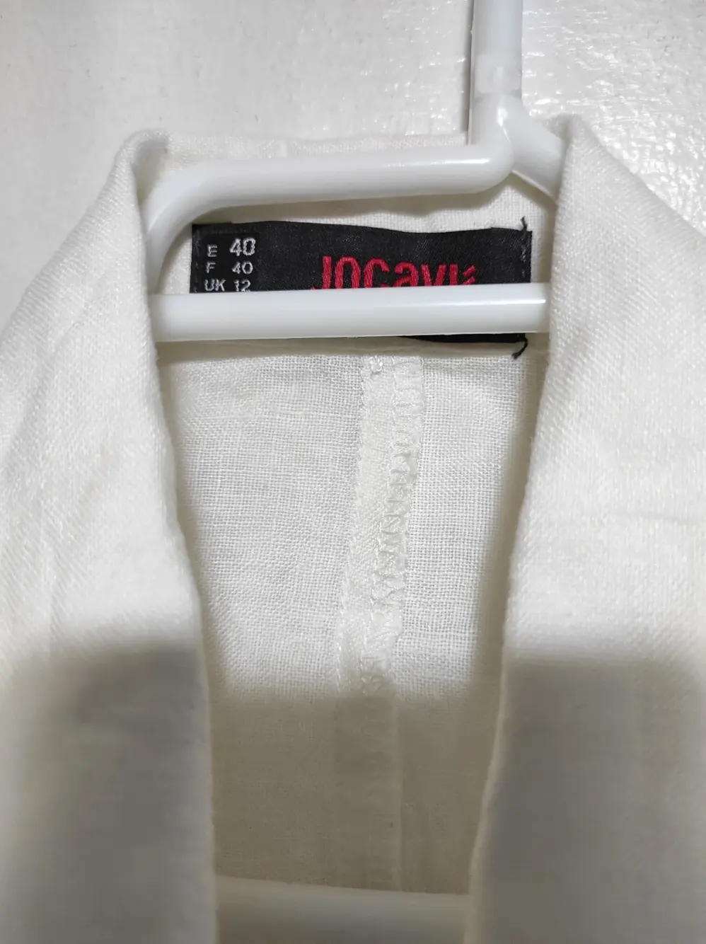 Camisa manga 3/4 jocavi 100%lino talla 40 ver medidas, foto 4