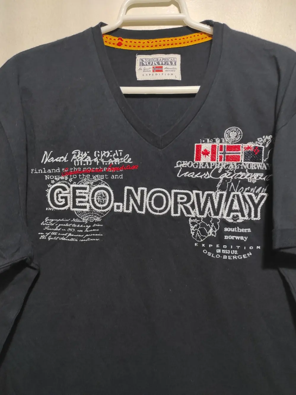Camiseta manga corta Geographical Norway expedition talla L, foto 3
