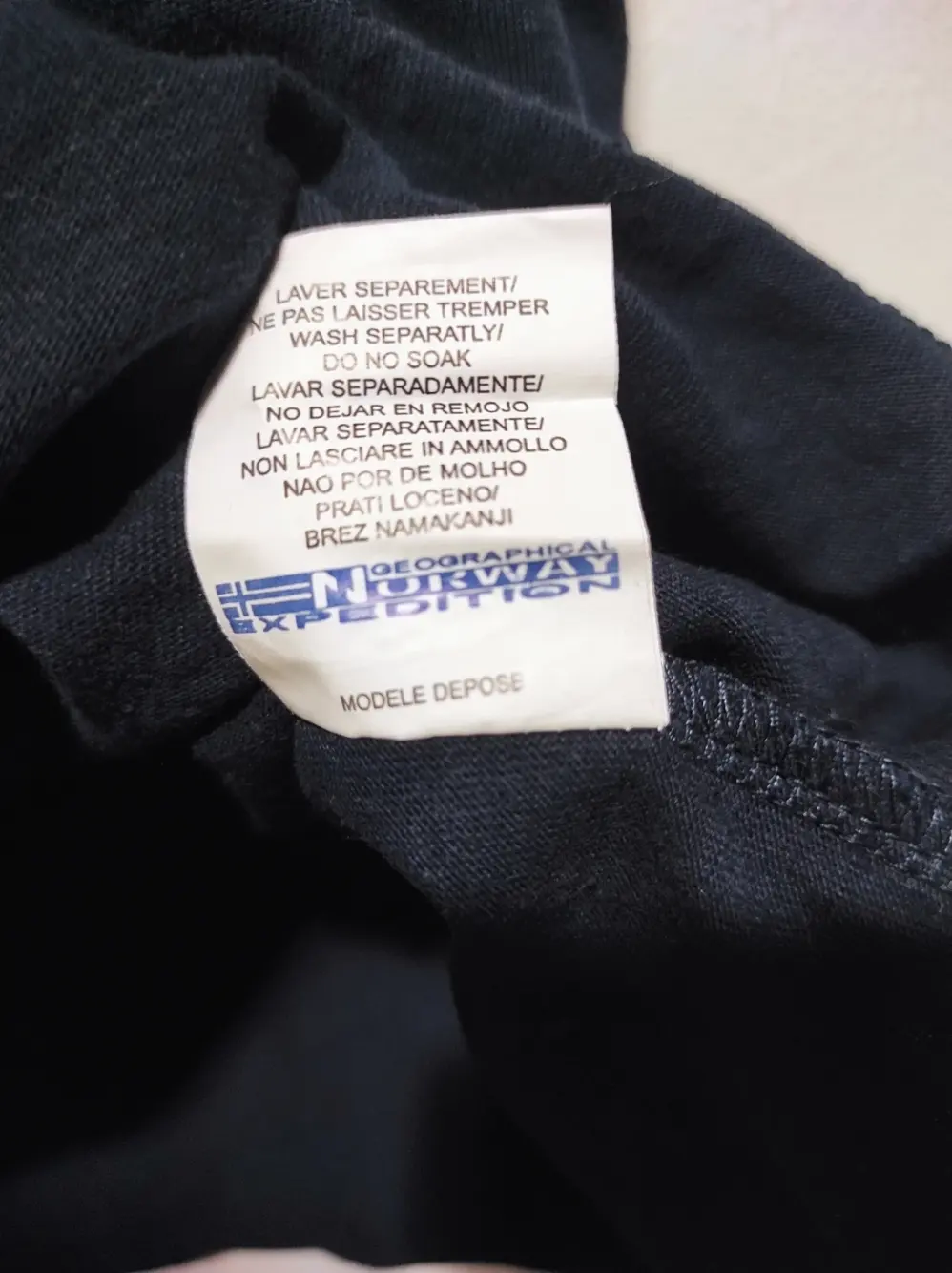 Camiseta manga corta Geographical Norway expedition talla L, foto 5