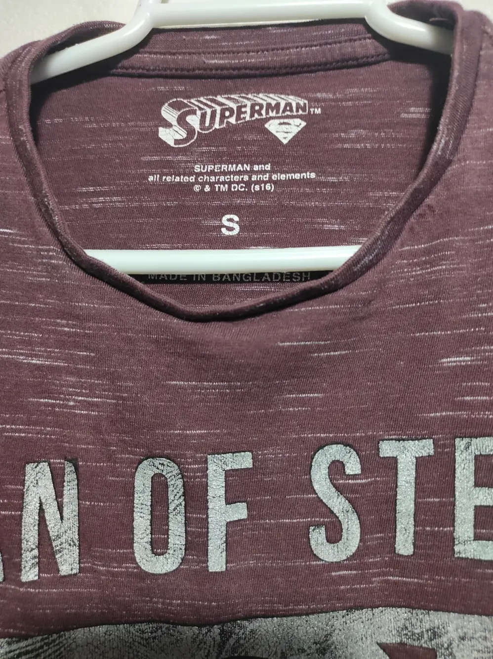Camiseta Superman cedar wood state talla S, foto 3