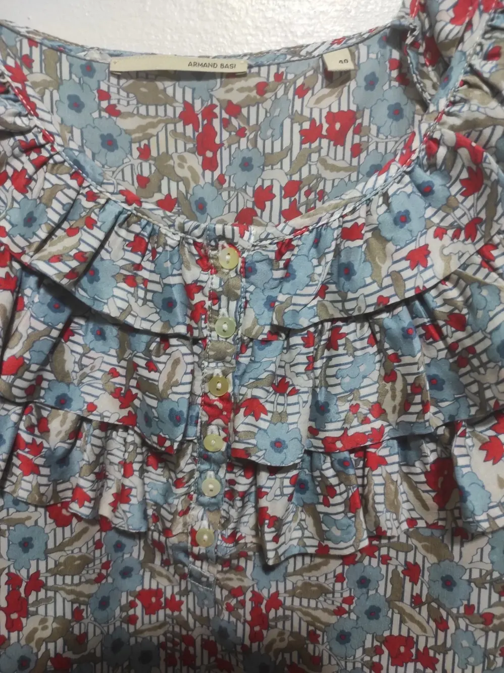 Camiseta blusa sin mangas Armand Basi talla 40 ver medidas, foto 3