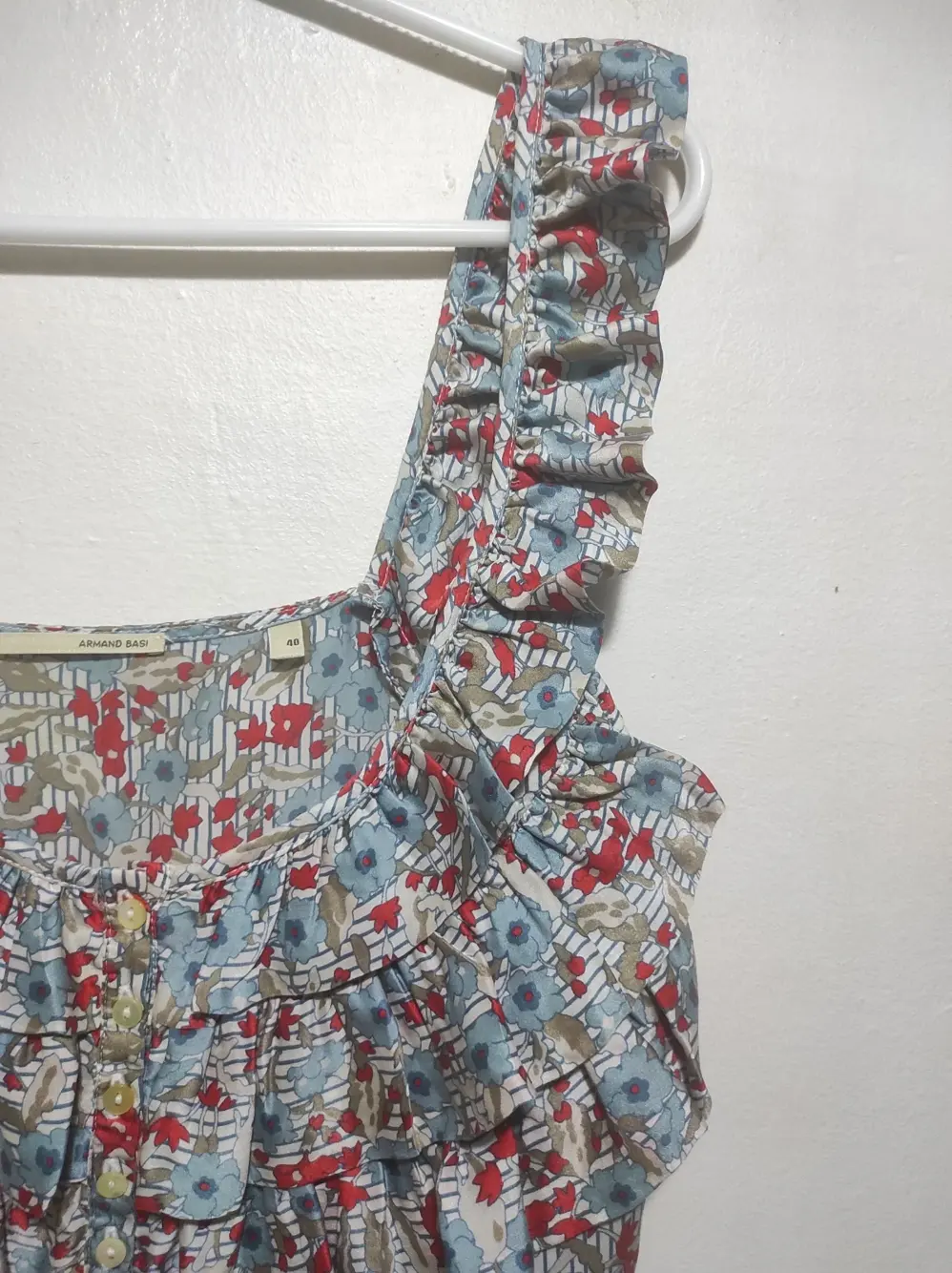 Camiseta blusa sin mangas Armand Basi talla 40 ver medidas, foto 4