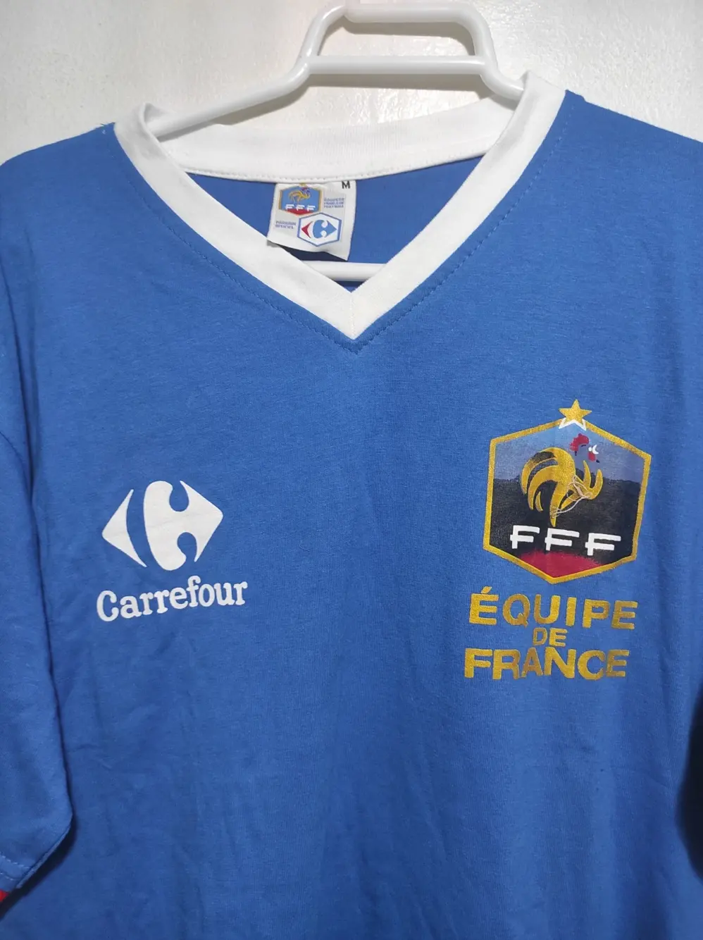 Camiseta manga corta Carrefour equipe de france de football talla M, foto 2