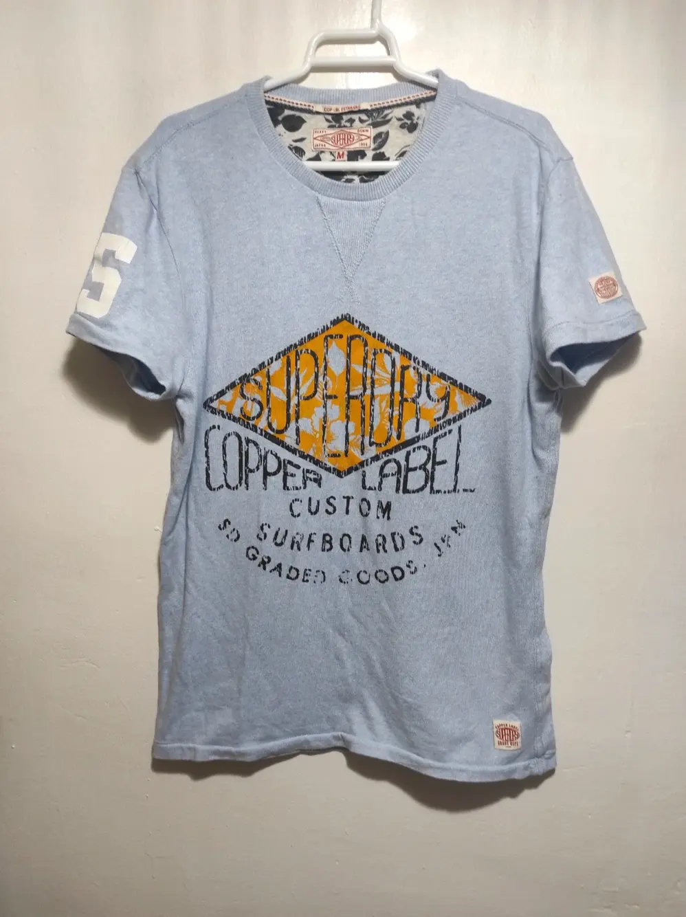 Camiseta superdry cooper label talla M