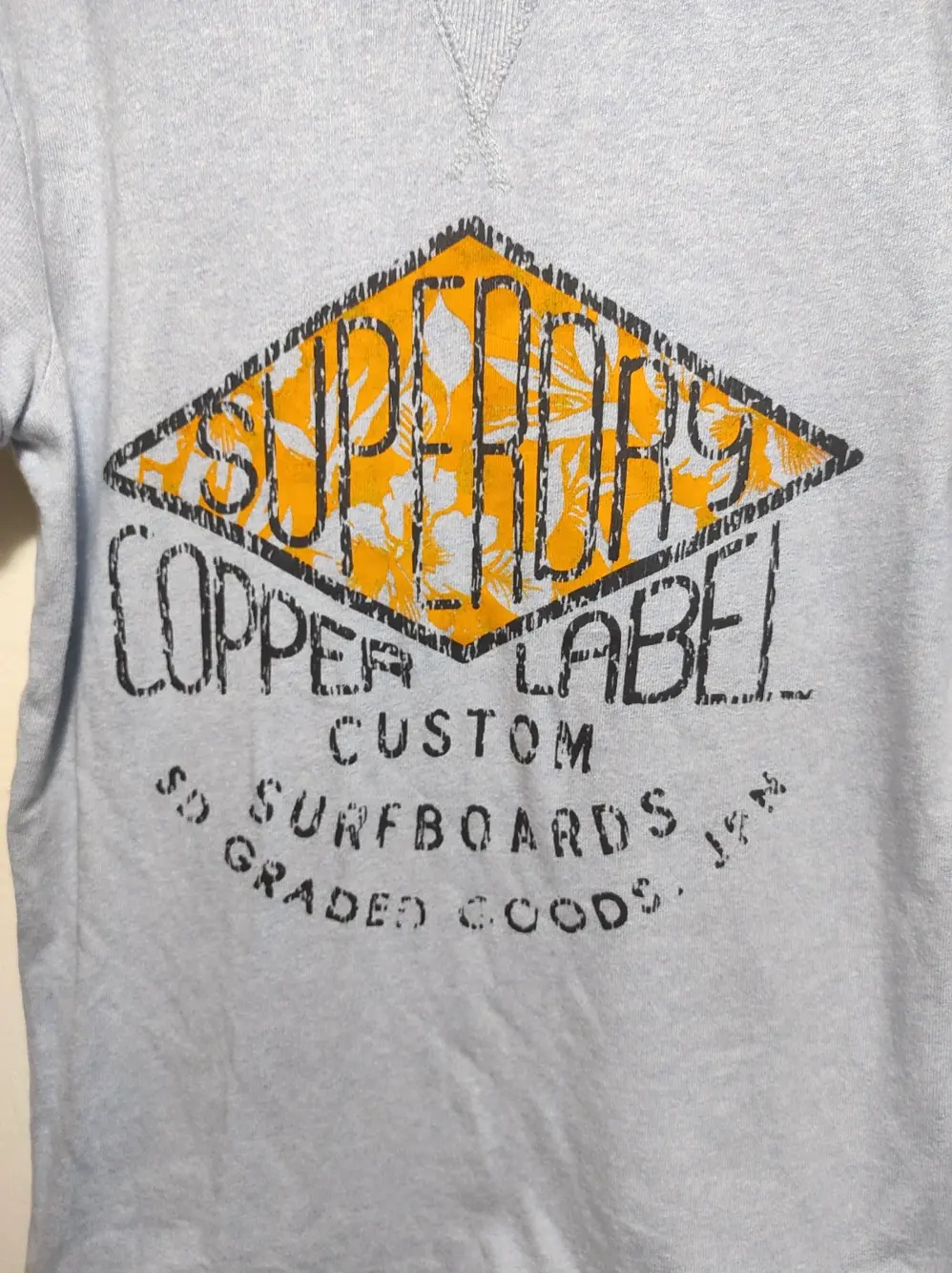 Camiseta superdry cooper label talla M, foto 4