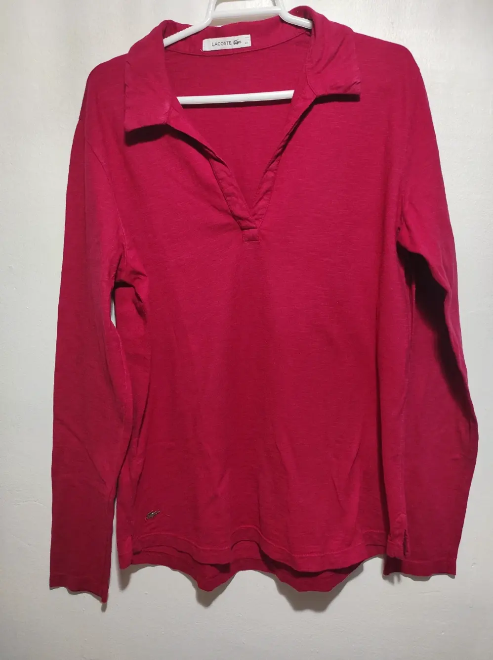 Polo manga larga Lacoste talla 42