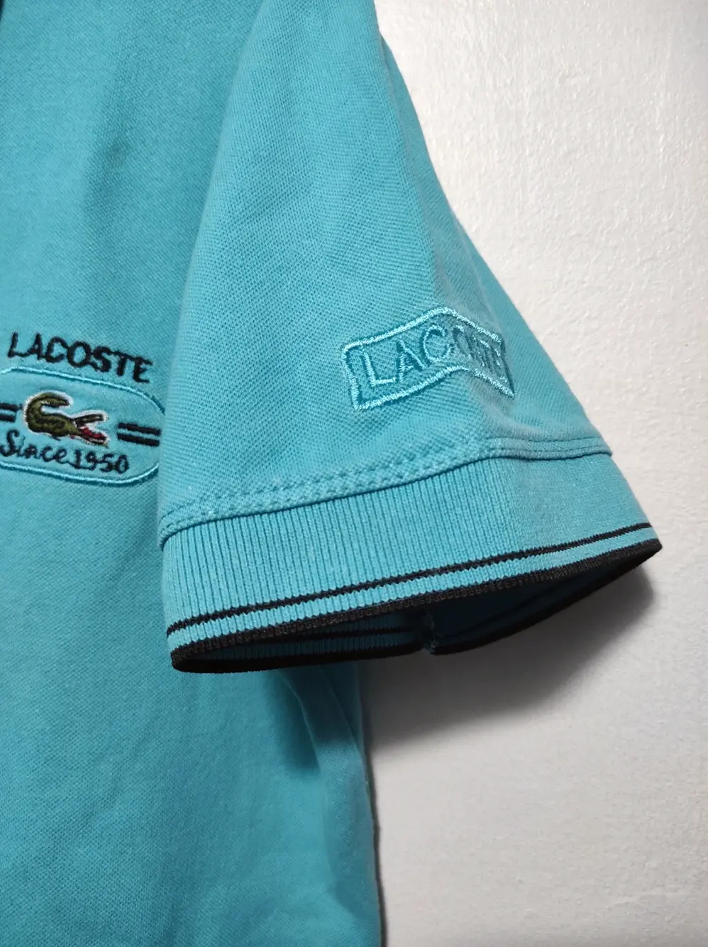 Polo vintage manga corta Lacoste talla sirve para S ver medidas!!, foto 2
