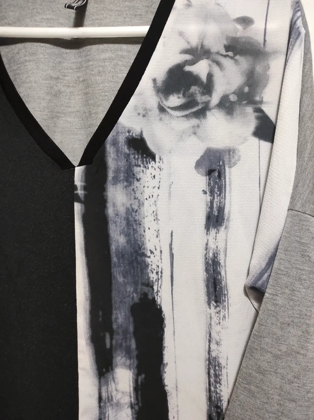 Camiseta blusa manga 3/4 Free Quent talla L, foto 5