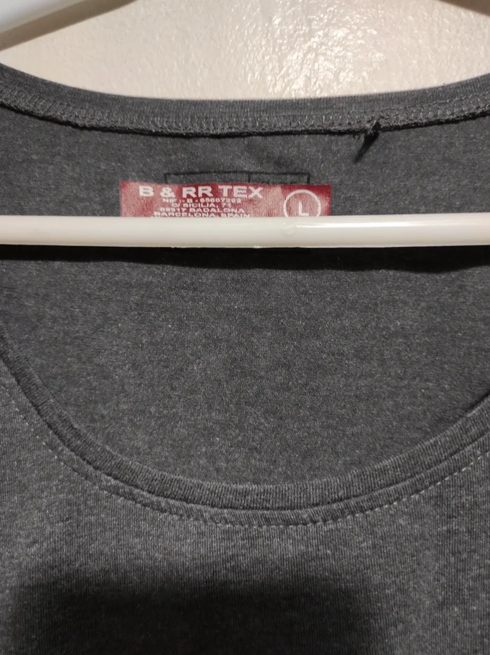 Camiseta manga corta B&RRtex talla L sirve para M ver medidas, foto 2