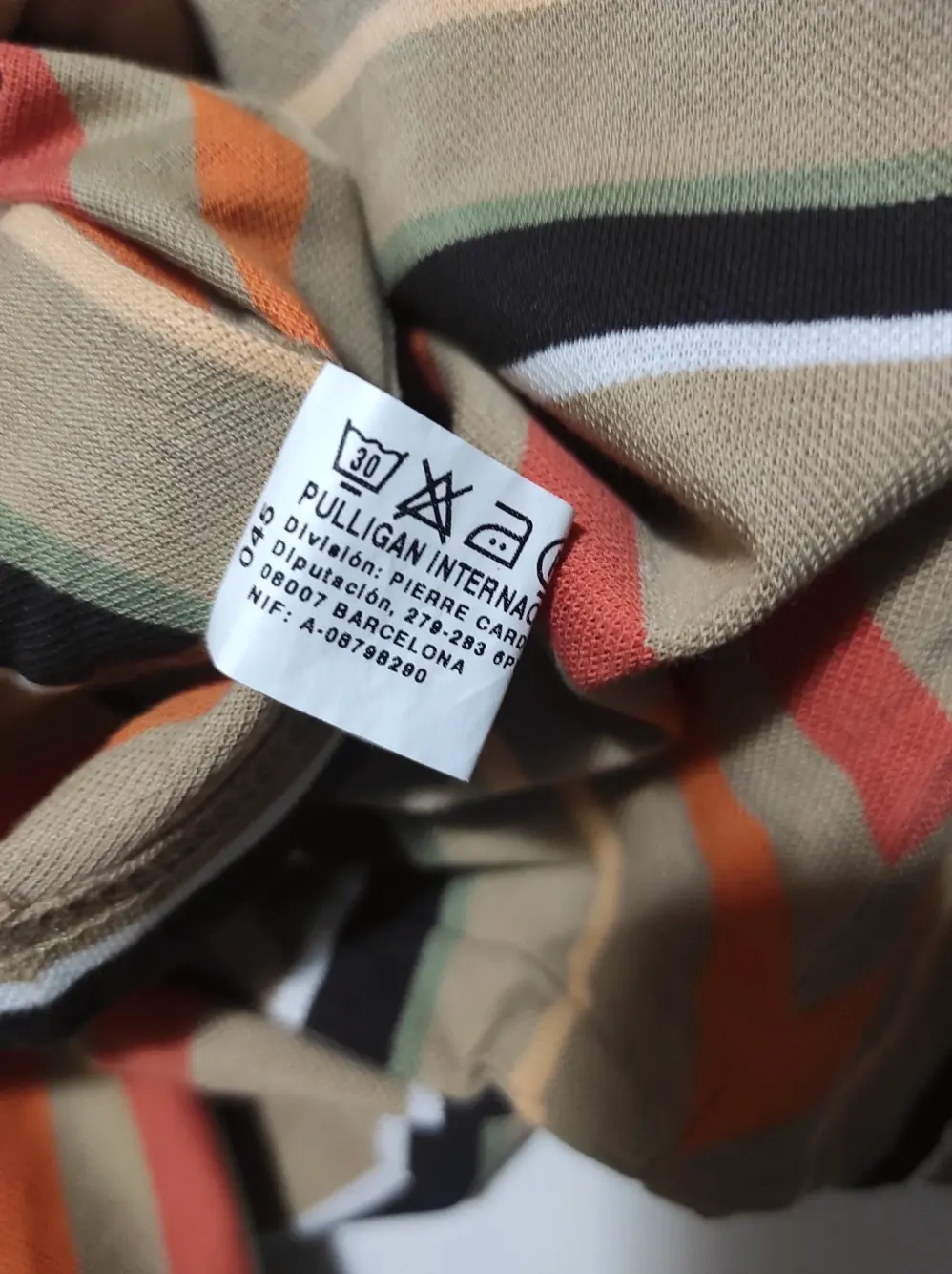 Polo manga corta Pierre Cardin talla 5 M sirve para L ver medidas, foto 5