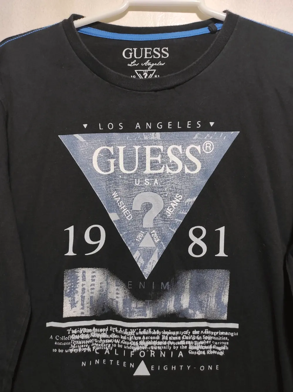 Camiseta manga larga Guess talla 16 sirve para M ver medidas, foto 2