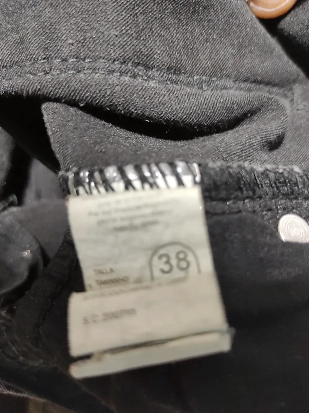 Pantalon vaquero pitillo Blanco jeans talla M 38, foto 4