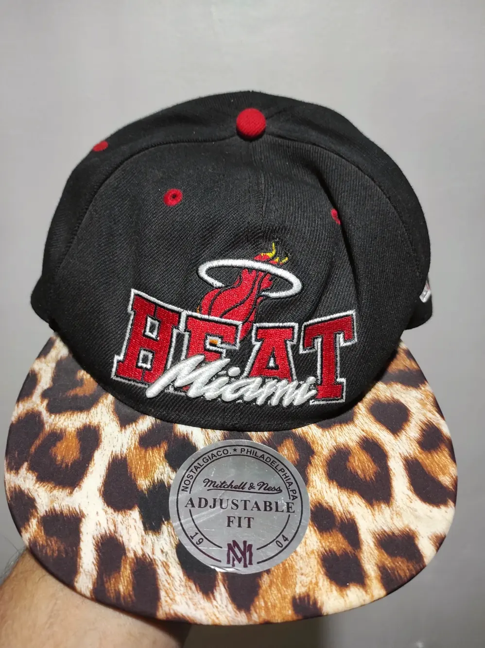 Gorra NBA Miami Heat Hardwood classics talla ajustable adulto