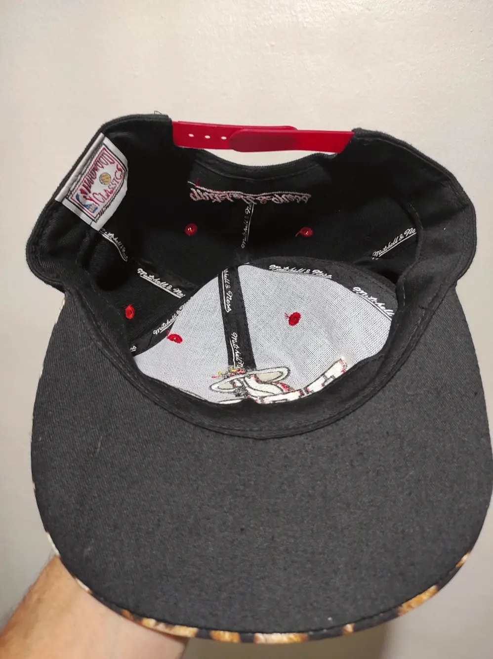 Gorra NBA Miami Heat Hardwood classics talla ajustable adulto, foto 5