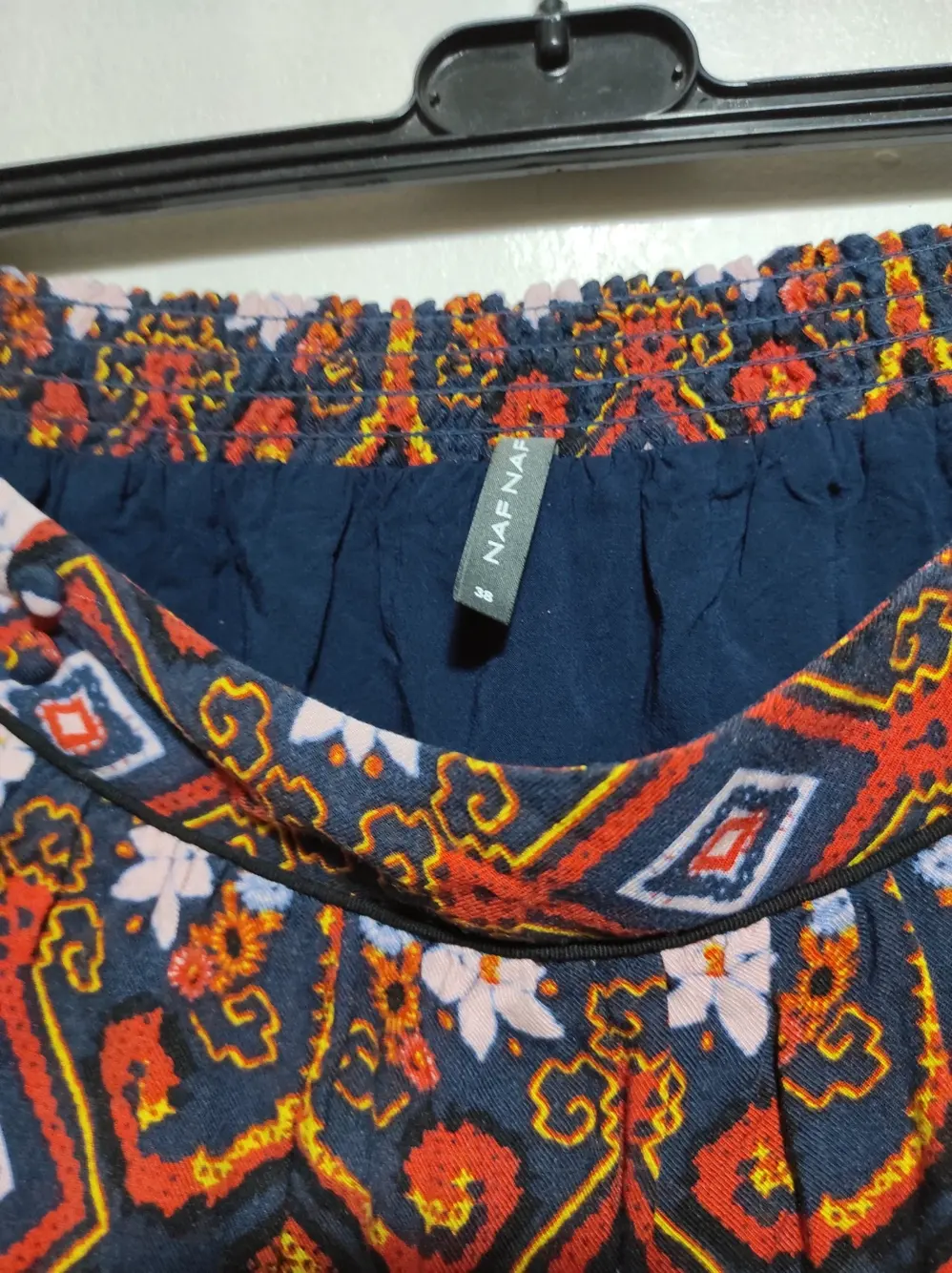 Falda estampada naf naf talla 38, foto 4