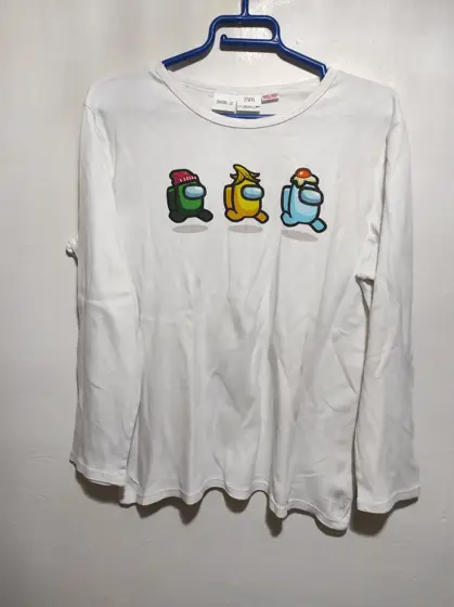 Camiseta manga larga Zara 13/14 años