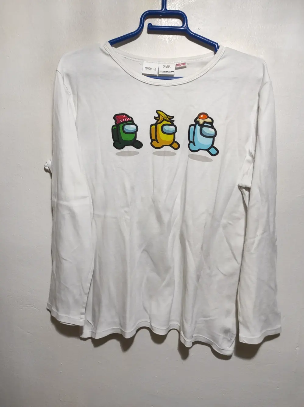 Camiseta manga larga Zara 13/14 años