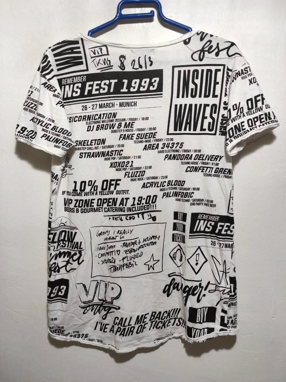 Camiseta manga corta Inside talla xs, foto 4