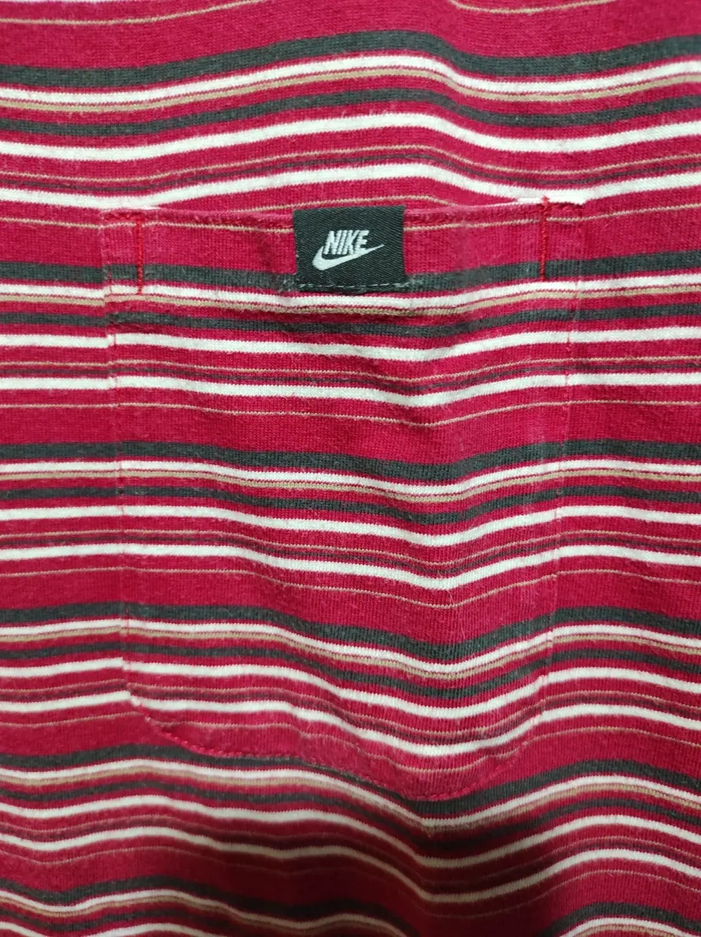 Polo manga corta a rayas Nike talla L, foto 2
