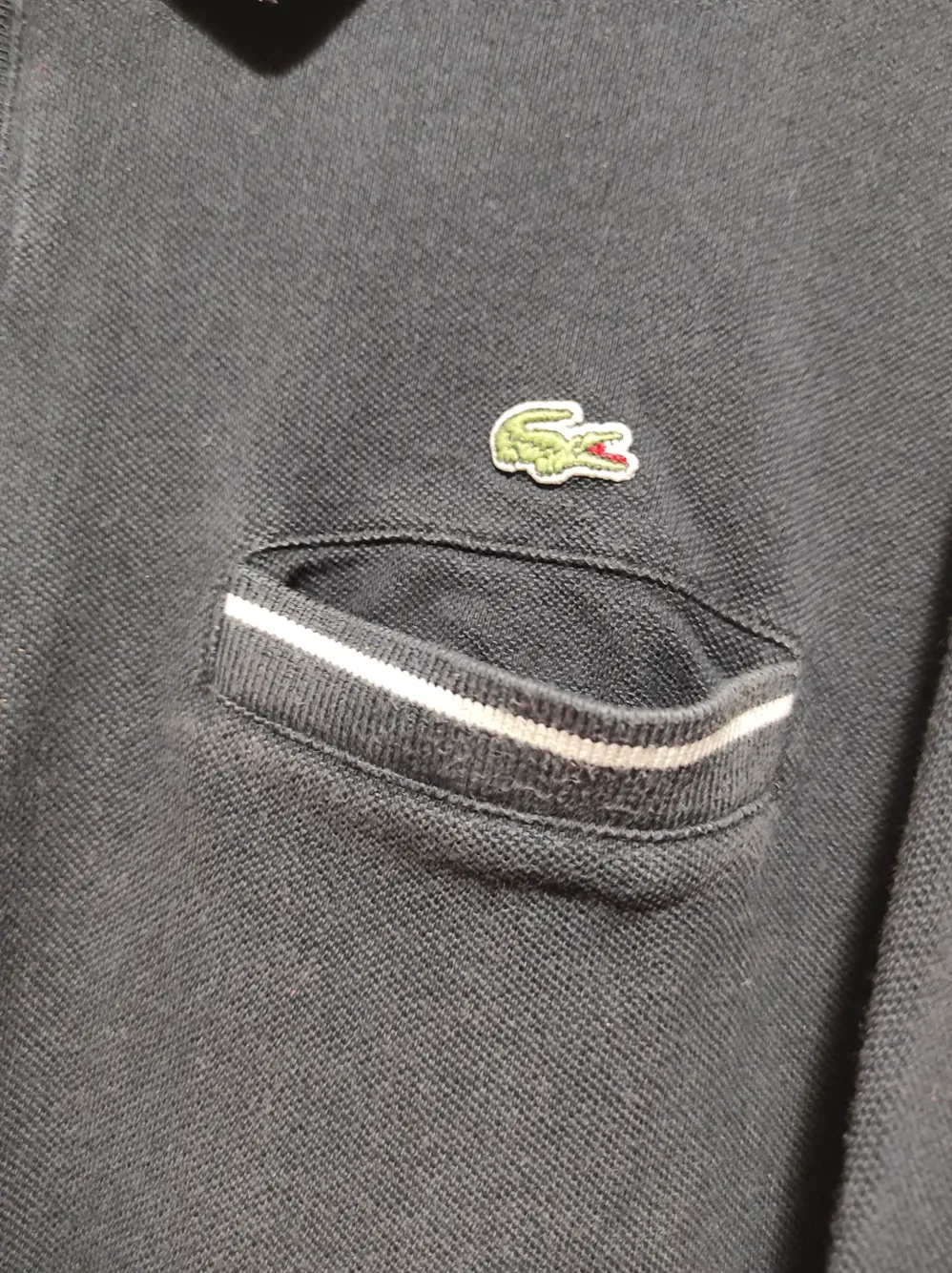 Polo manga corta Lacoste talla 7 equivale a una XXL, foto 3