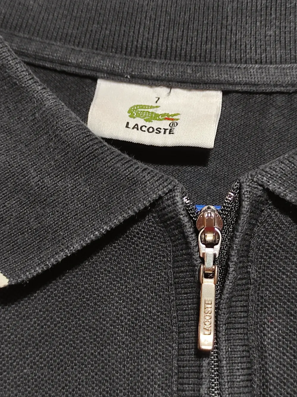 Polo manga corta Lacoste talla 7 equivale a una XXL, foto 4